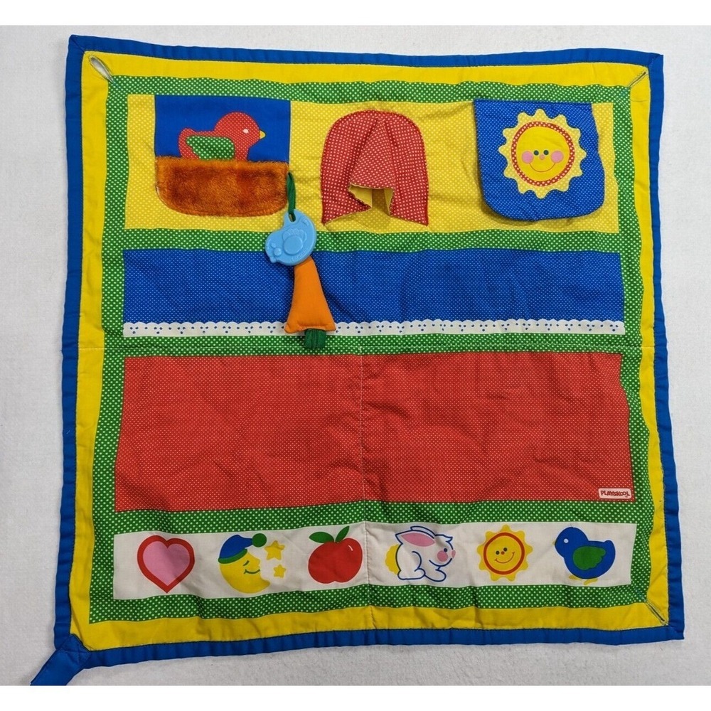 Playskool Baby Gold n Go Activity‎ Quilt 1987
